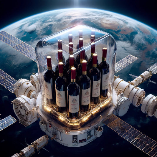 Wine in Orbit: The Stellar Experiment of Aging Bordeaux in Space